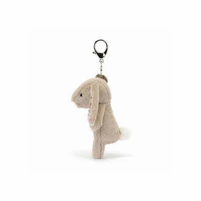 Jellycat Blossom Beige Konijn Tas Bedeltje | YP3792560